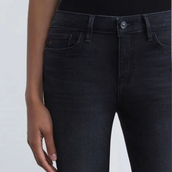 L148 Denim Lafayette 148 Mercer Skinny Jeans Washed Onyx size 26 - Picture 3 of 13